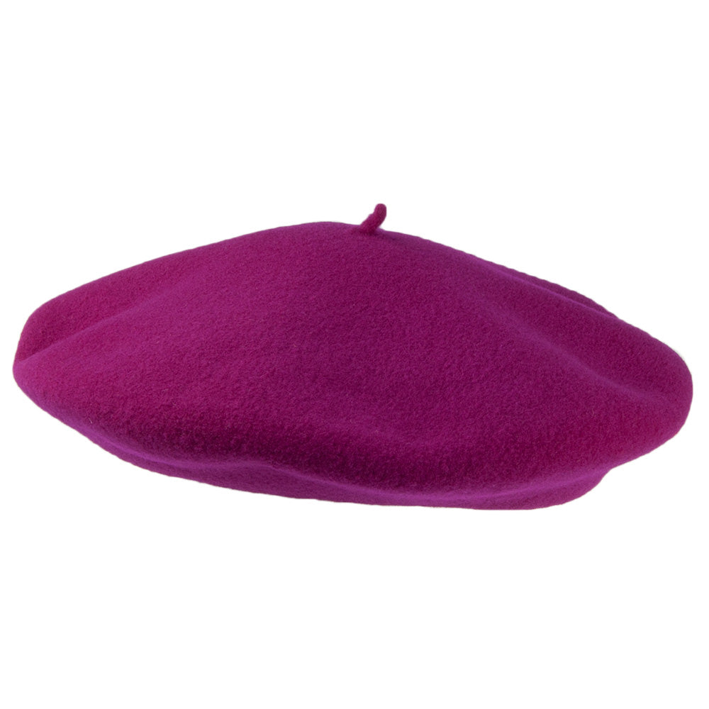 Laulhère Authentique Merino Wool Beret - Violet