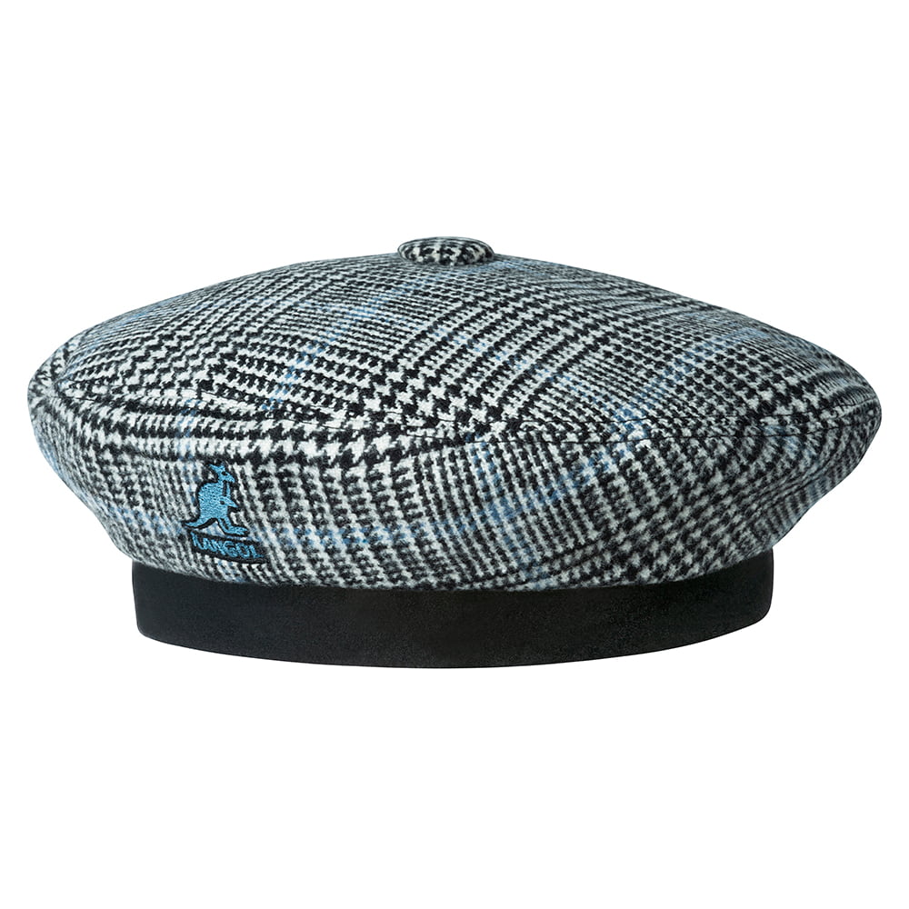 Kangol Show Your Teeth Plaid Beret - Black-Blue