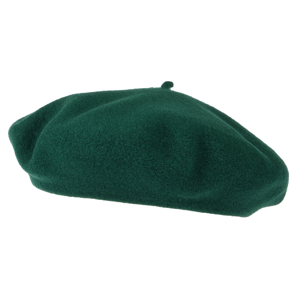 Laulhère Authentique Merino Wool Beret - Forest