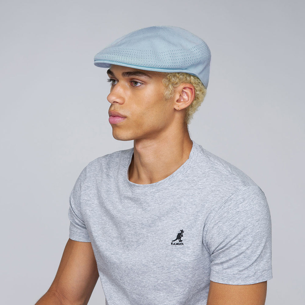 Kangol Tropic 504 Ventair Flat Cap - Light Blue
