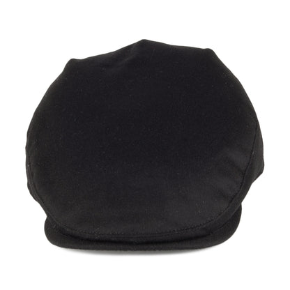 Christys Hats Balmoral Pure Cashmere Flat Cap - Black
