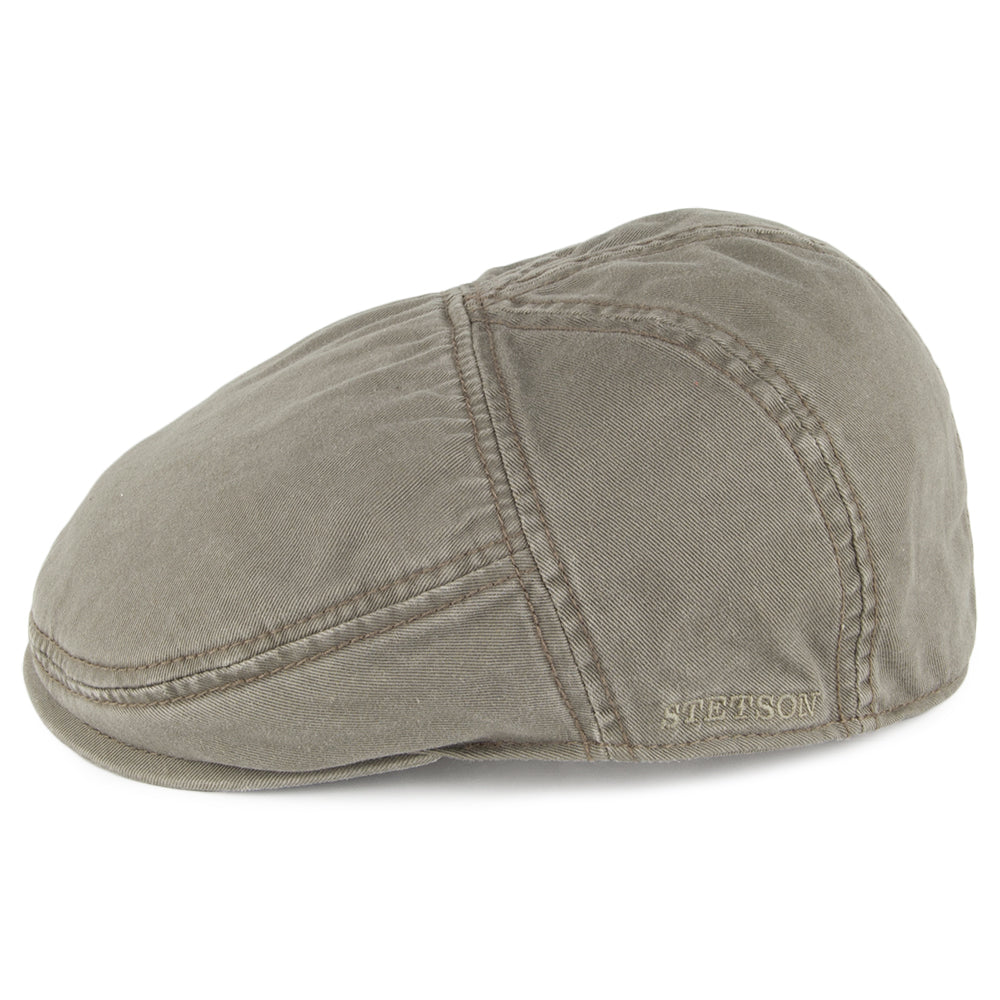 Stetson Hats Paradise Cotton Flat Cap - Olive