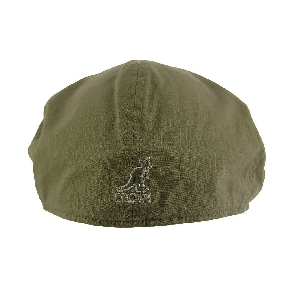 Kangol Ripstop Flexfit 504 Newsboy Cap - Army Green