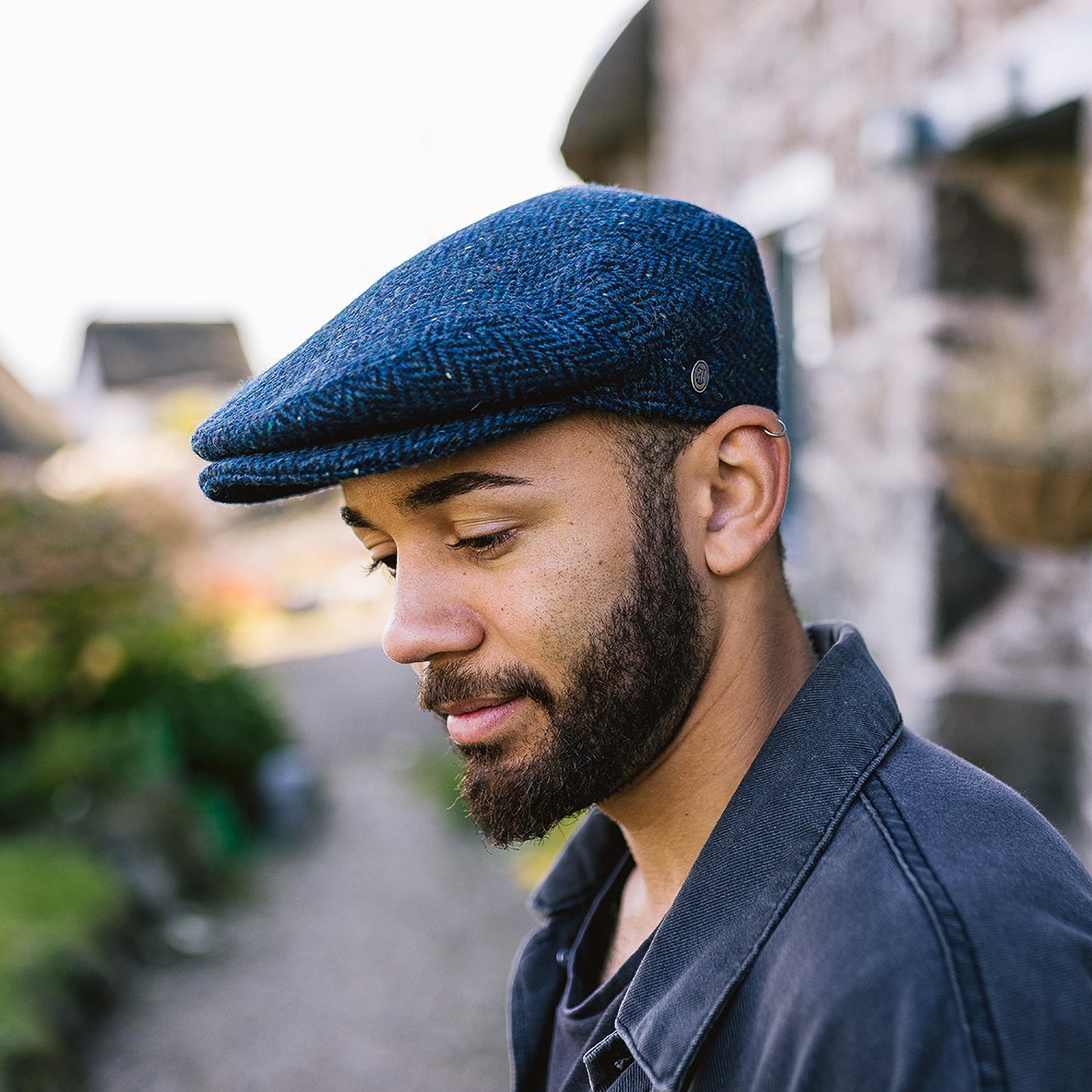 Jaxon & James Brooklyn Flat Cap - Navy Blue