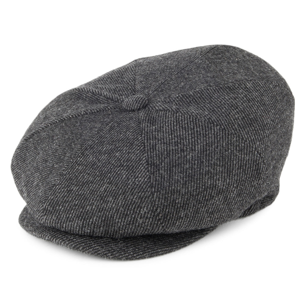 Bailey Hats Galvin Wool Twill Newsboy Cap - Charcoal