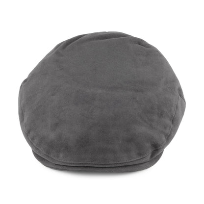 Christys Hats Moleskin Flat Cap - Grey