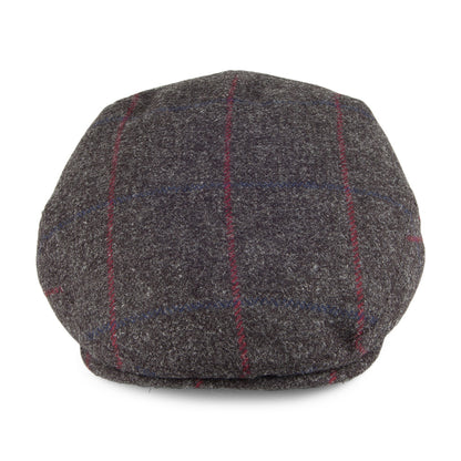 Christys Hats Balmoral Country Tweed Flat Cap - Charcoal
