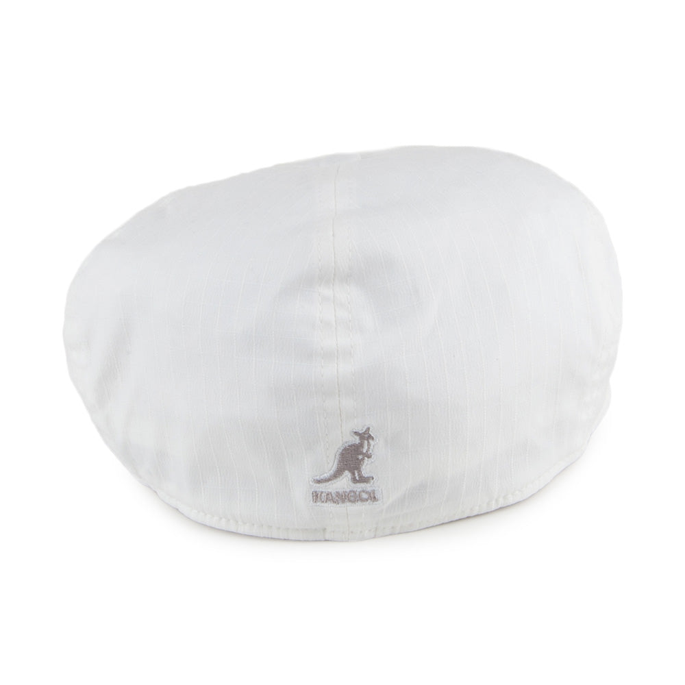 Kangol Ripstop Flexfit 504 Newsboy Cap - White
