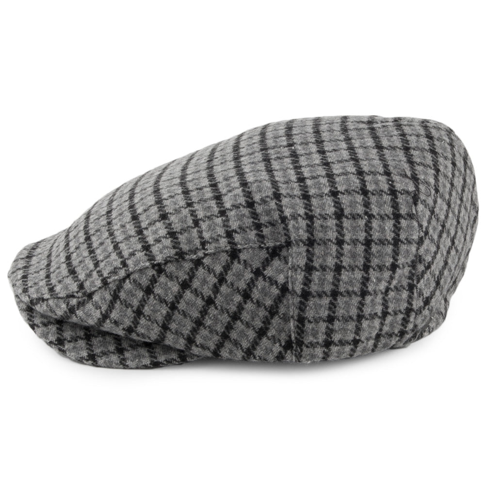 Brixton Hats Hooligan Flat Cap - Grey-Charcoal