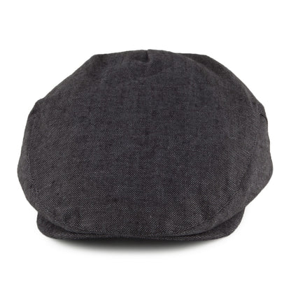 Failsworth Hats Irish Linen Flat Cap - Charcoal