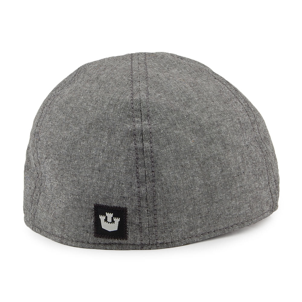 Goorin Mr. Bang Cotton Flat Cap - Washed Black