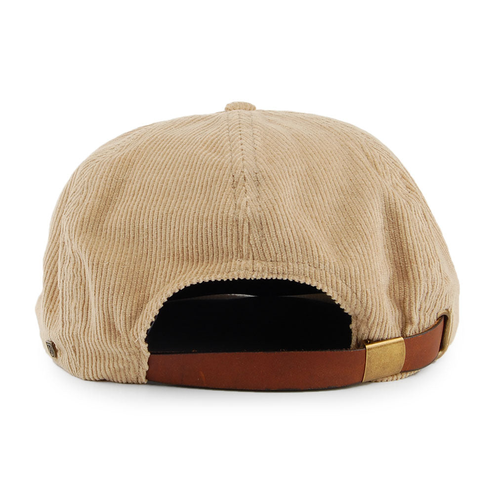 Brixton Hats Brood Corduroy Adjustable Newsboy Cap - Beige