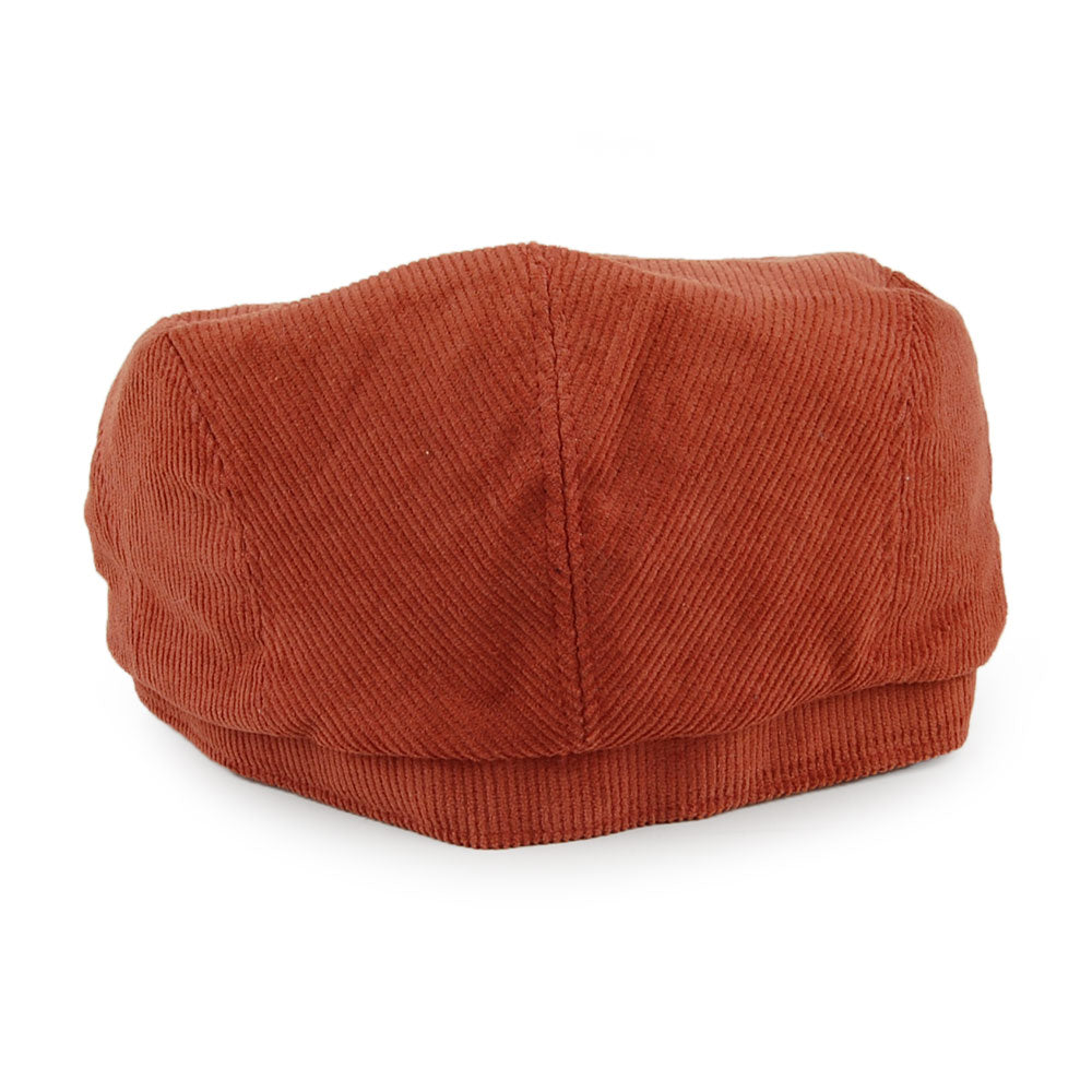 Barts Hats Ixia Corduroy Flat Cap - Rust