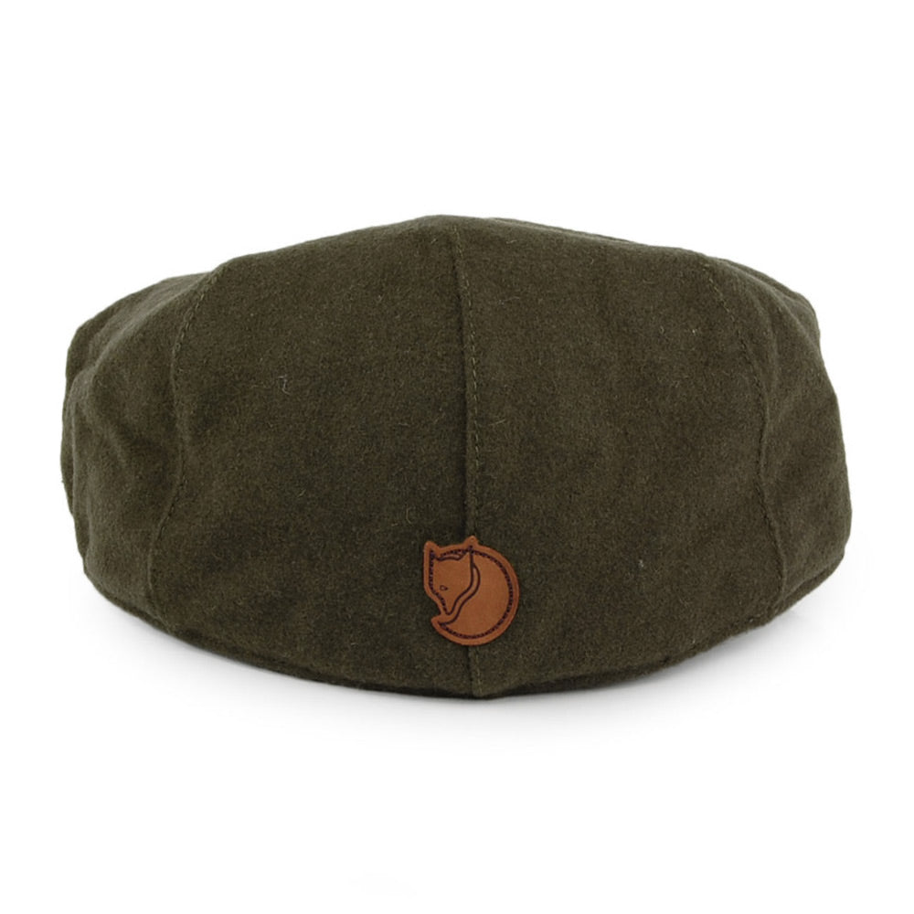 Fjallraven Hats Forest Hunting Flat Cap - Dark Olive