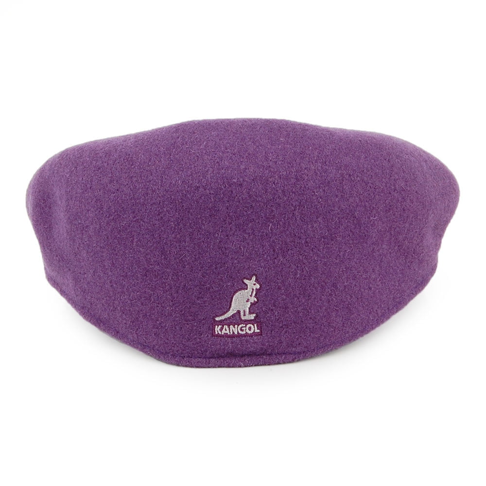 Kangol 504 Wool Flat Cap - Dark Mauve