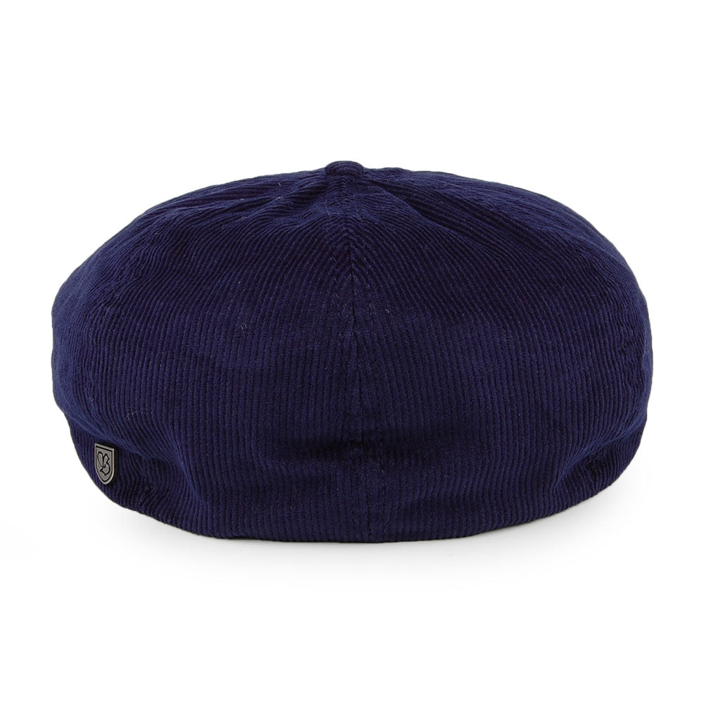 Brixton Hats Brood Corduroy Newsboy Cap XIX - Blue