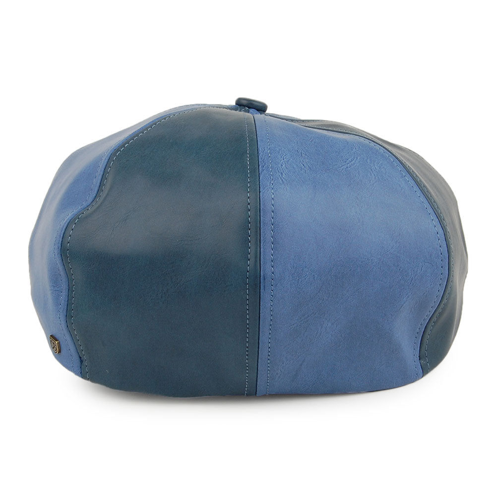 Brixton Hats Brood Multi-Panel Newsboy Cap - Blue-Navy