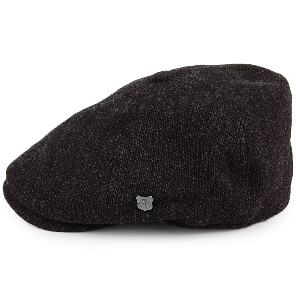 Failsworth Hats Hudson Merino Lambswool Newsboy Cap - Charcoal