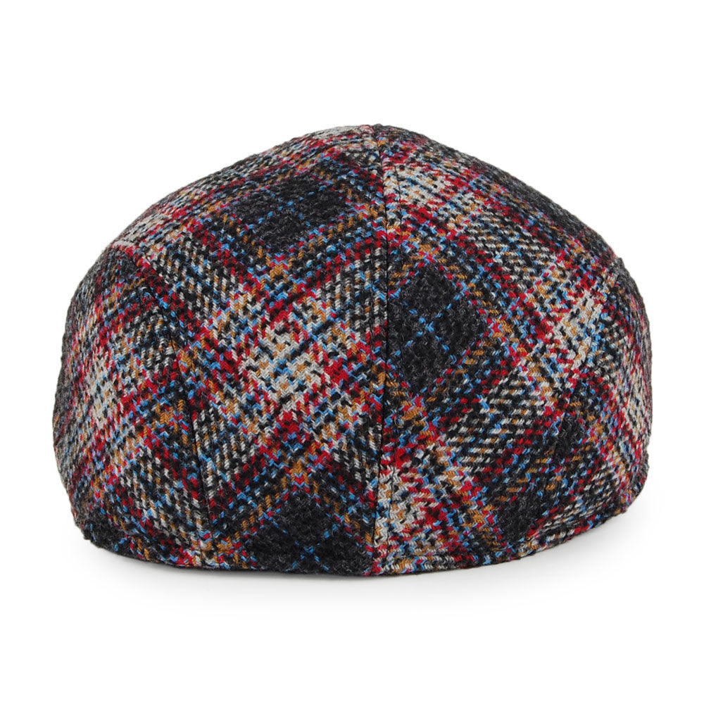 Crambes Hats Delme Plaid Ascot Flat Cap - Multi-Coloured