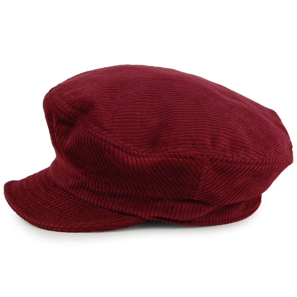 Brixton Hats Unstructured Baker Boy Cap - Maroon