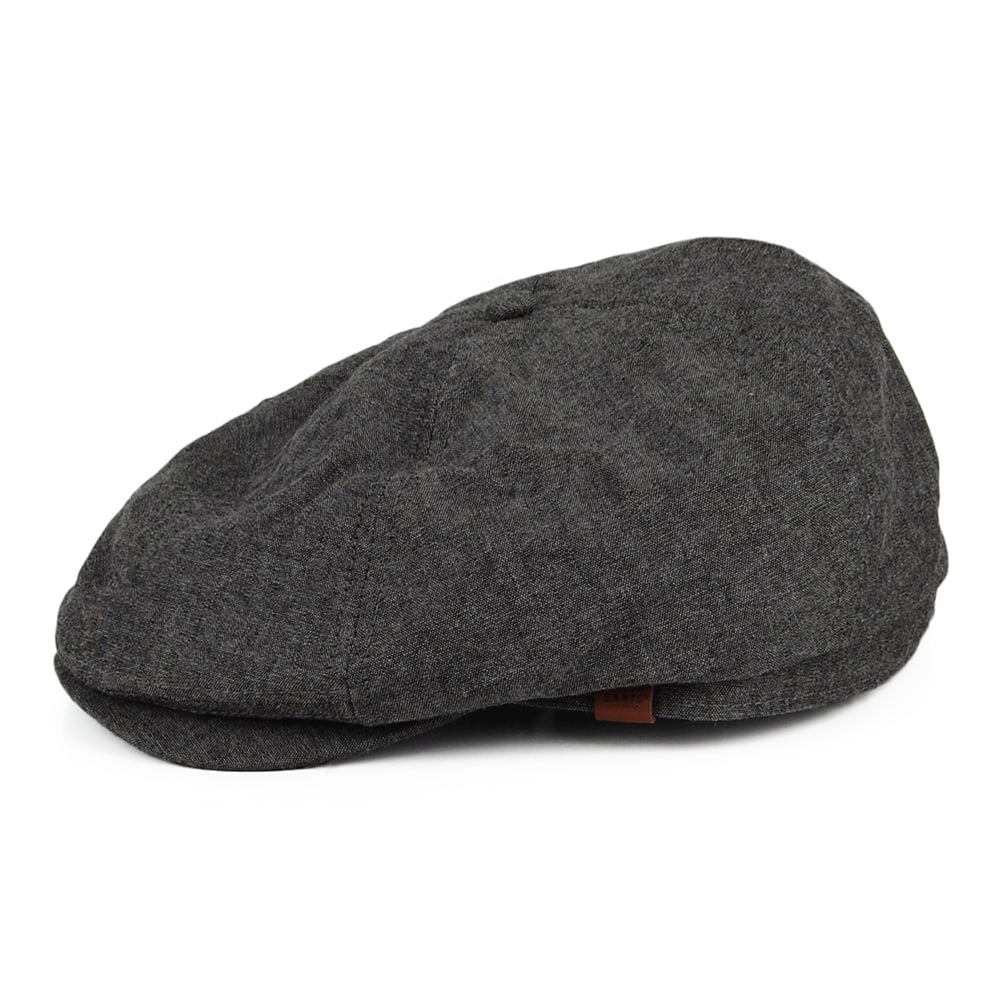 Barts Hats Jamaica Newsboy Cap - Black Heather