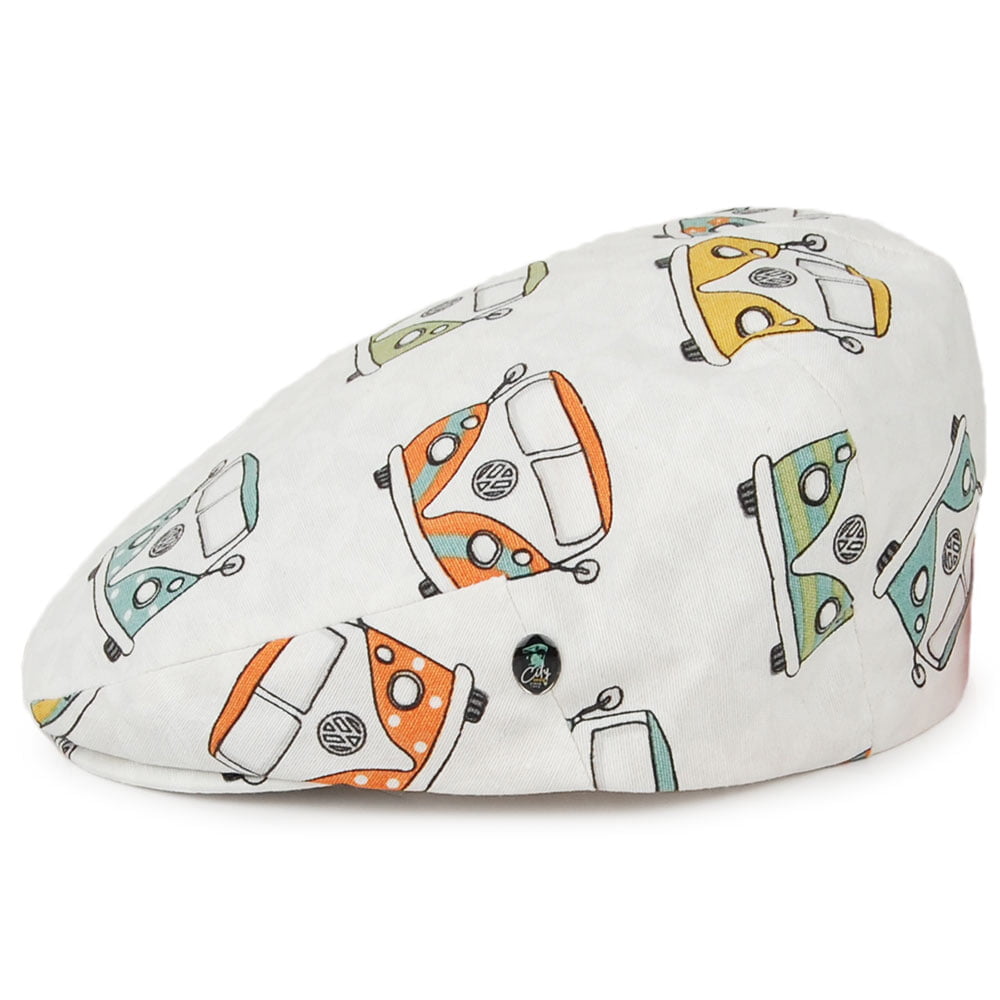 City Sport Hats Big Camper Van Flat Cap - Multi-Coloured