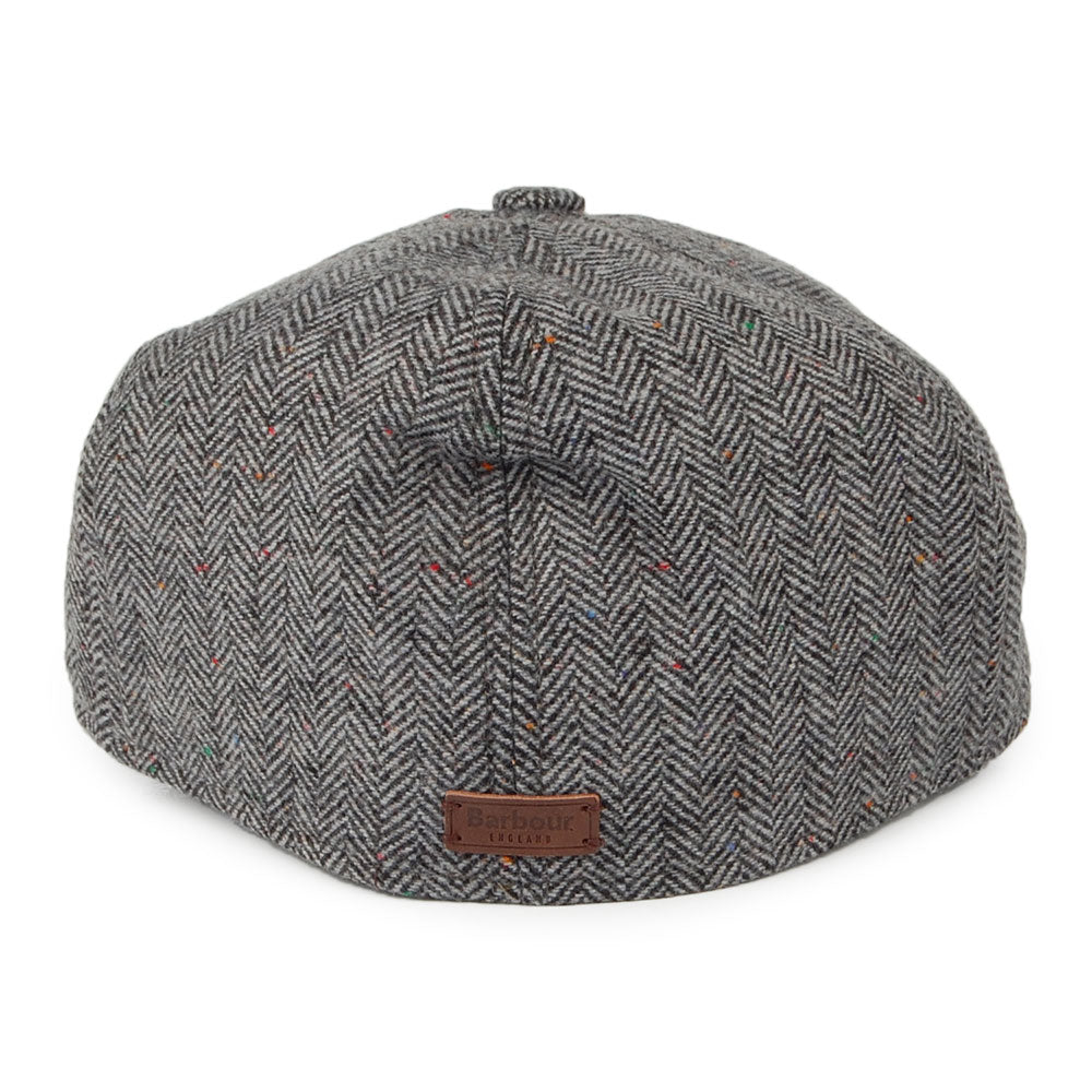 Barbour Hats Tinsley Flecked Herringbone Newsboy Cap - Grey