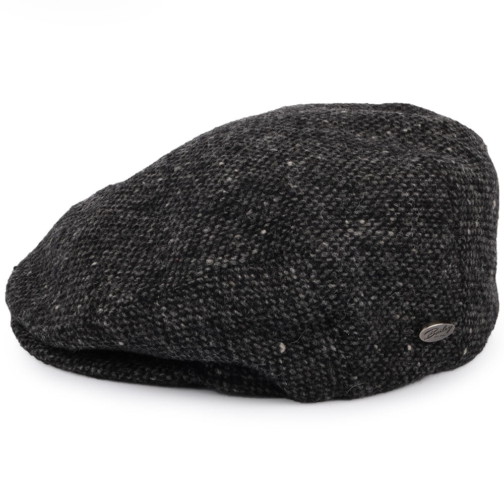 Bailey Hats Lord Nailhead Flat Cap - Black