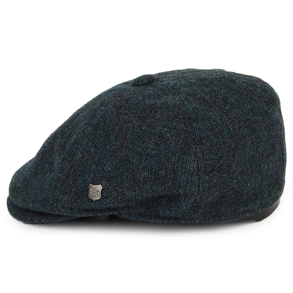 Failsworth Hats Hudson Merino Lambswool Newsboy Cap - Petrol