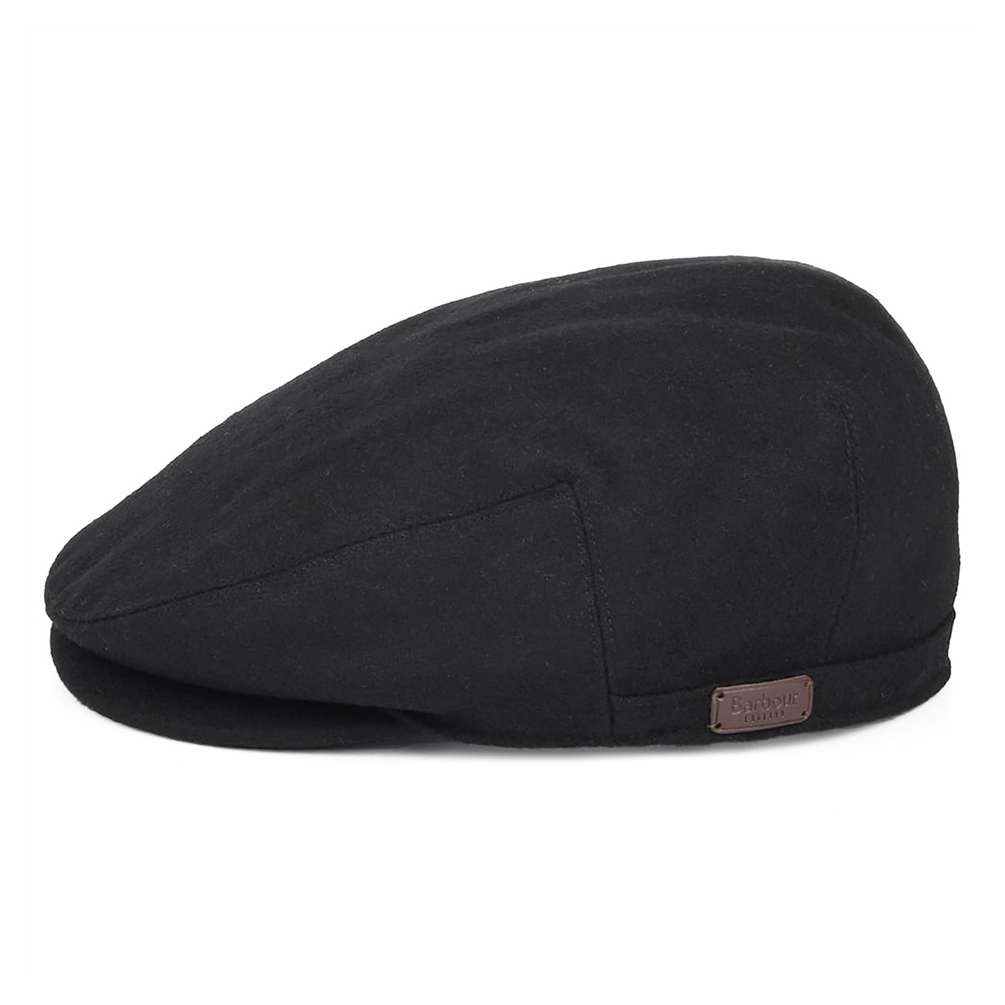 Barbour Hats Redshore Melton Wool Blend Flat Cap - Black