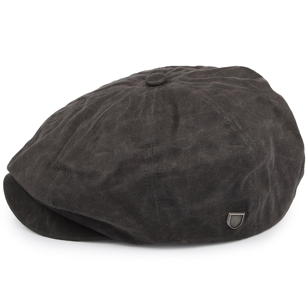Brixton Hats Brood Oilcloth Newsboy Cap - Grey
