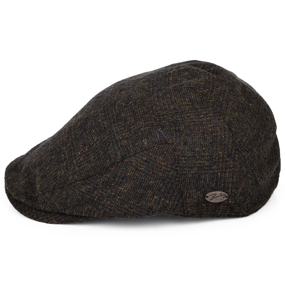 Bailey Hats Mahler Wool Blend Flat Cap - Brown Multi