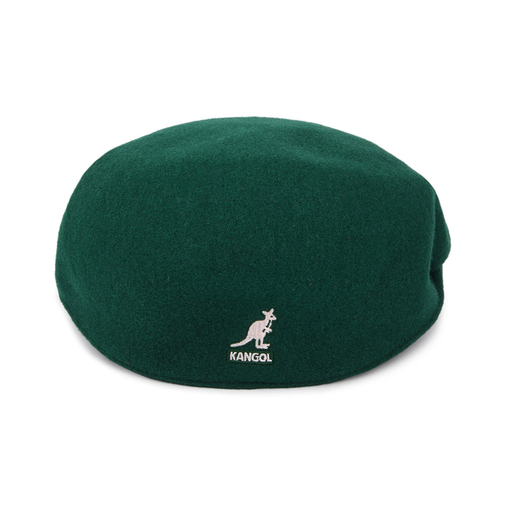 Kangol 504 Wool Flat Cap - Pine Green