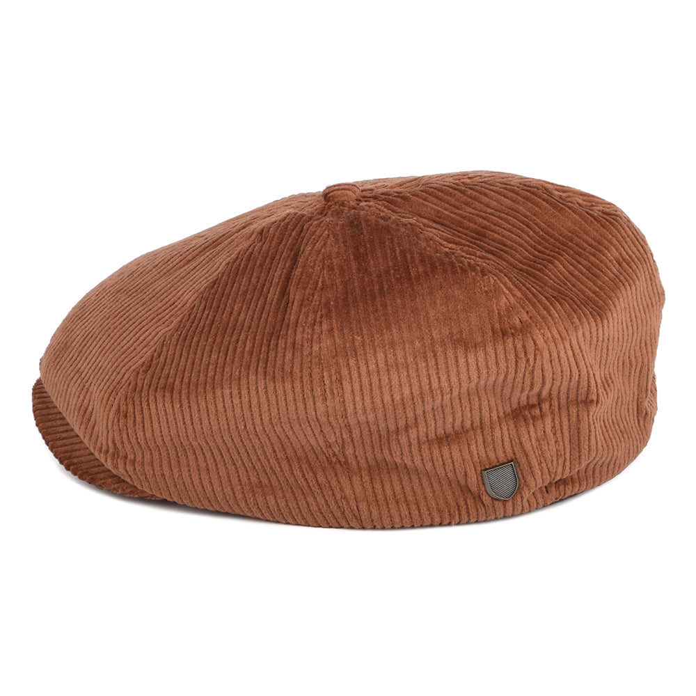 Brixton Hats Brood Corduroy Newsboy Cap - Caramel