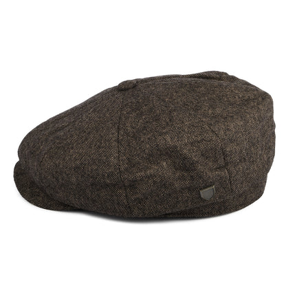 Brixton Hats Brood Wool Blend Baggy Newsboy Cap - Dark Toffee