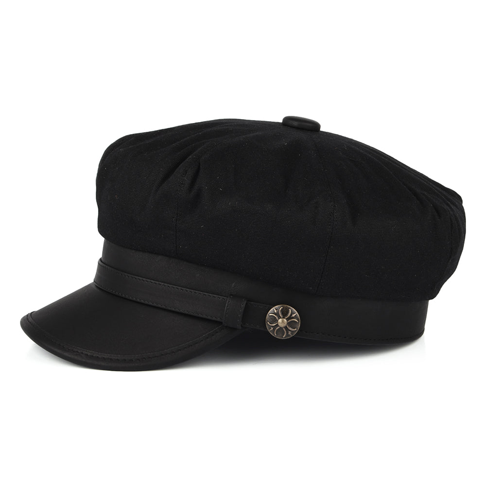 Jaxon & James Rebel Motorcycle Cap - Black