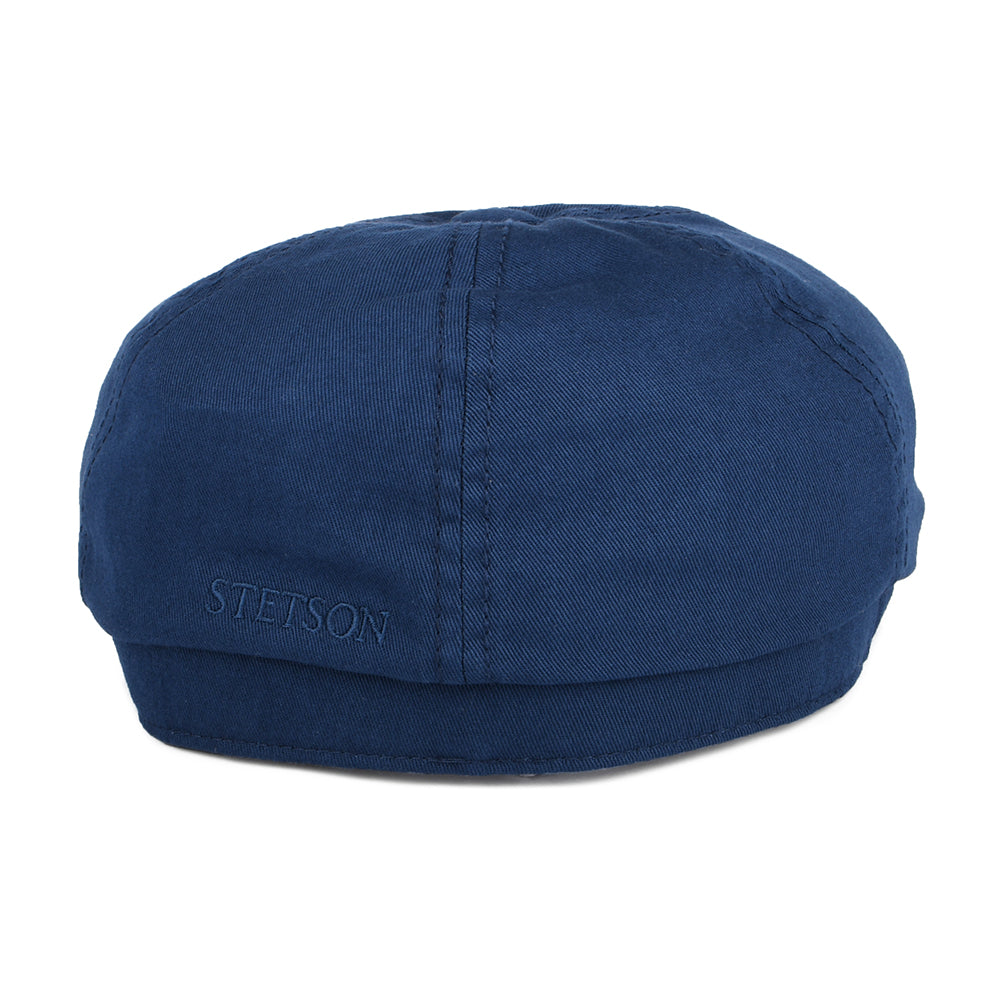 Stetson Hats Cotton Twill Newsboy Cap - Navy Blue
