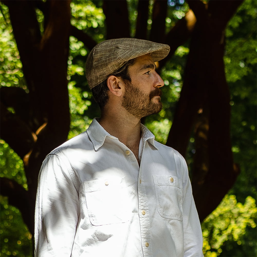 Jaxon & James Grantville Plaid Flat Cap - Tan