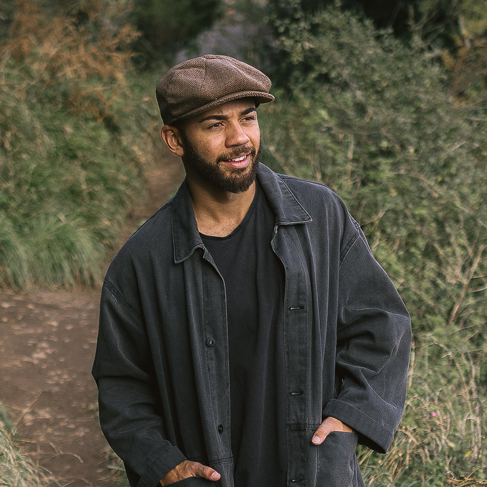 Jaxon & James Gotham Newsboy Cap - Brown