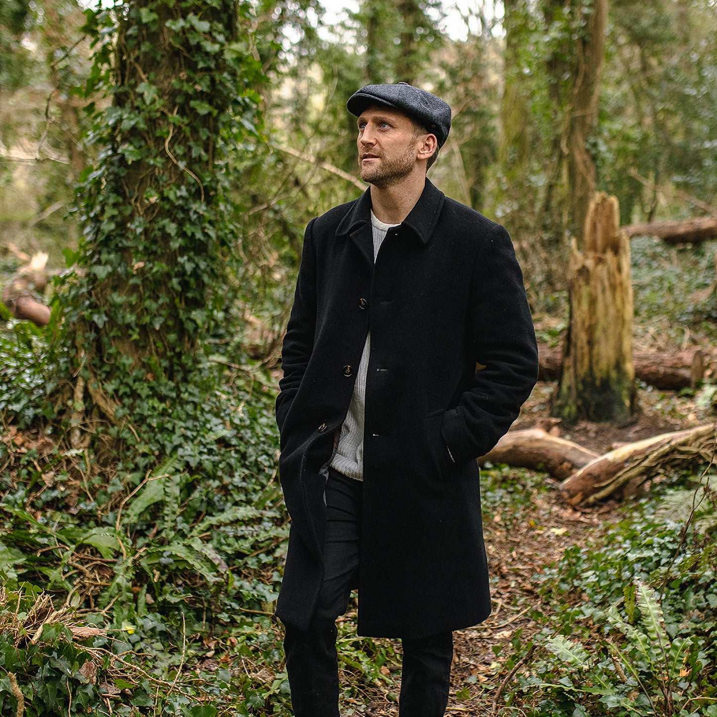 Jaxon & James Union Newsboy Cap - Charcoal