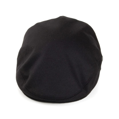 City Sport Loden Wool Flat Cap - Black