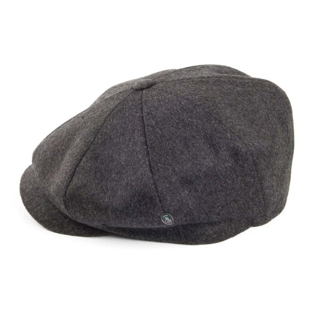 City Sport Loden Wool Newsboy Cap - Grey