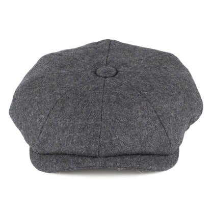 Christys Hats Melton Wool Newsboy Cap - Grey