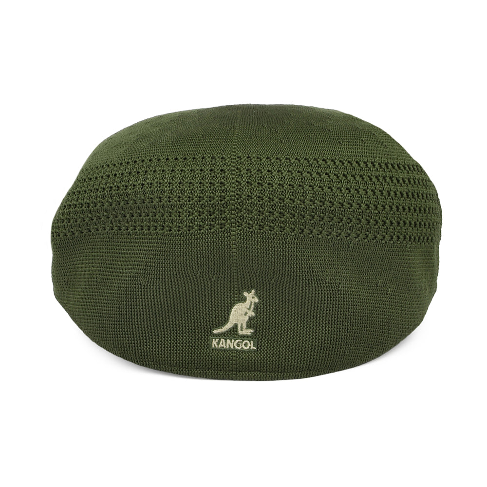 Kangol Tropic 504 Ventair Flat Cap - Army Green