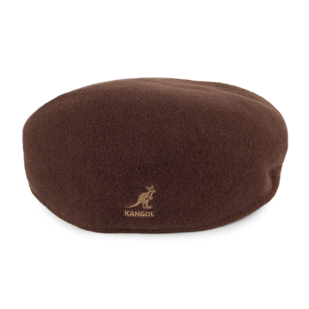 Kangol 504 Wool Flat Cap - Tobacco