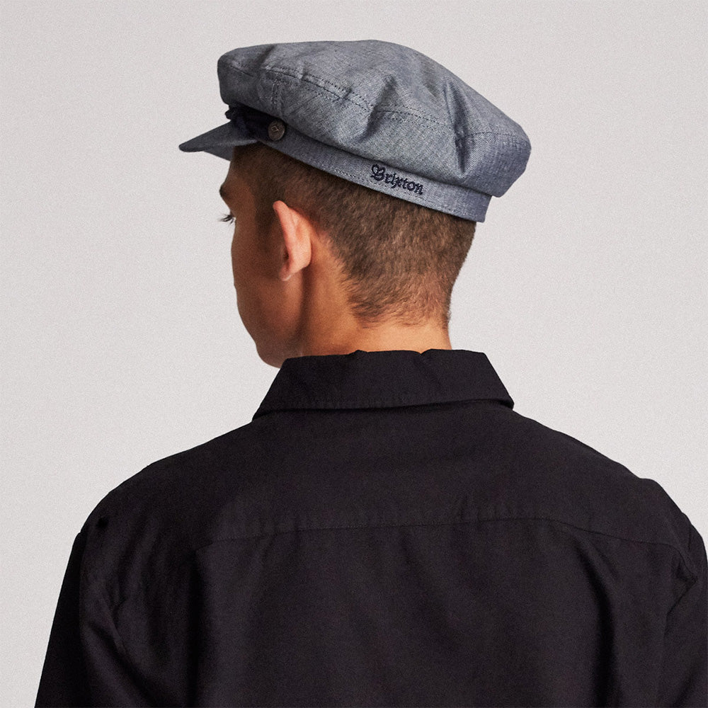 Brixton Hats Fiddler Cap - Smoke Blue