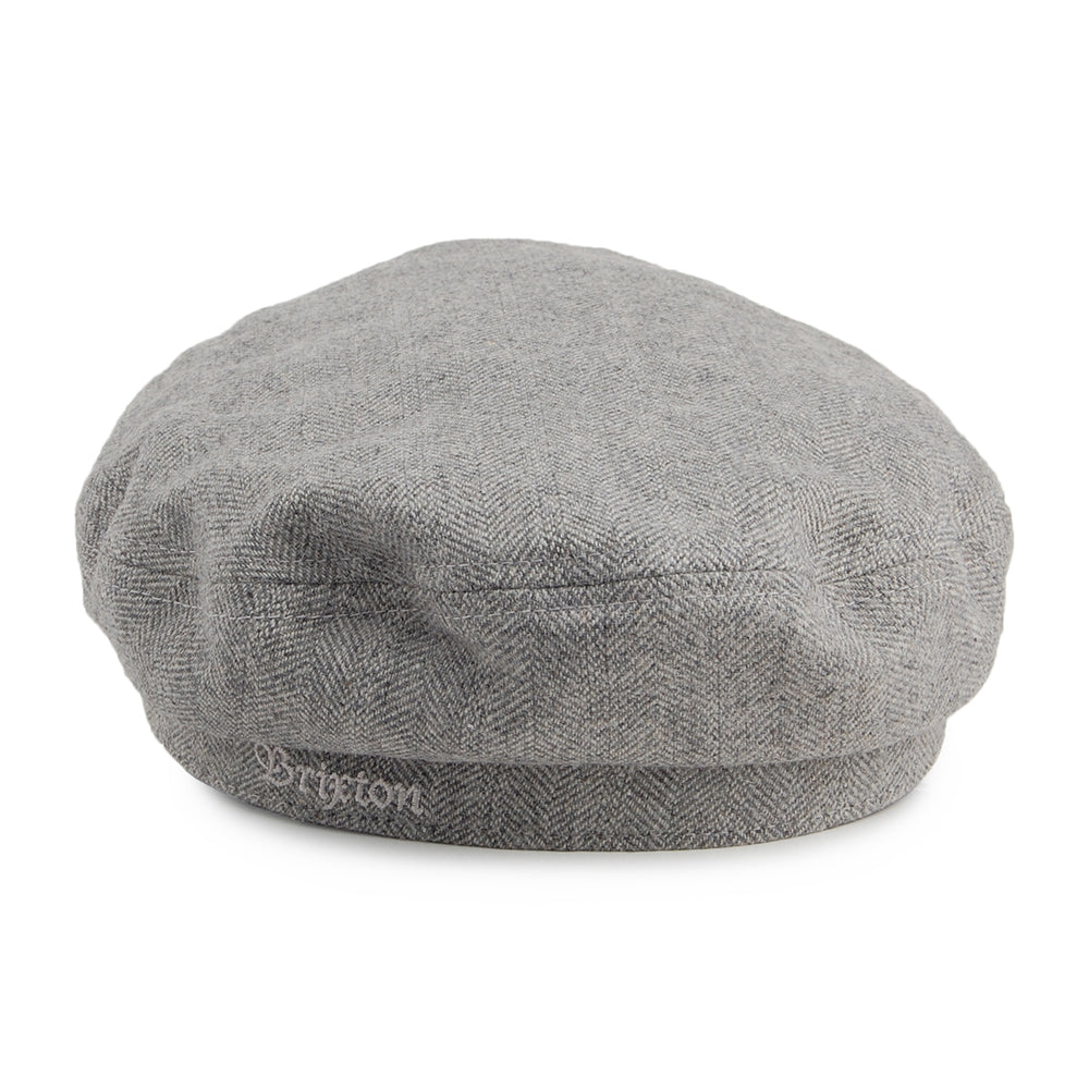 Brixton Hats Fiddler Cap - Heather Grey