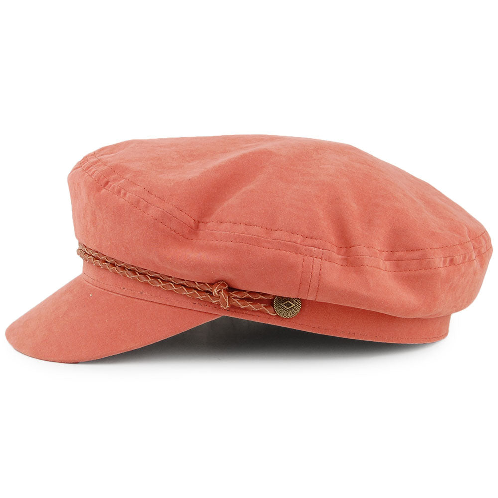 Brixton Hats Ashland Fiddler Cap - Coral