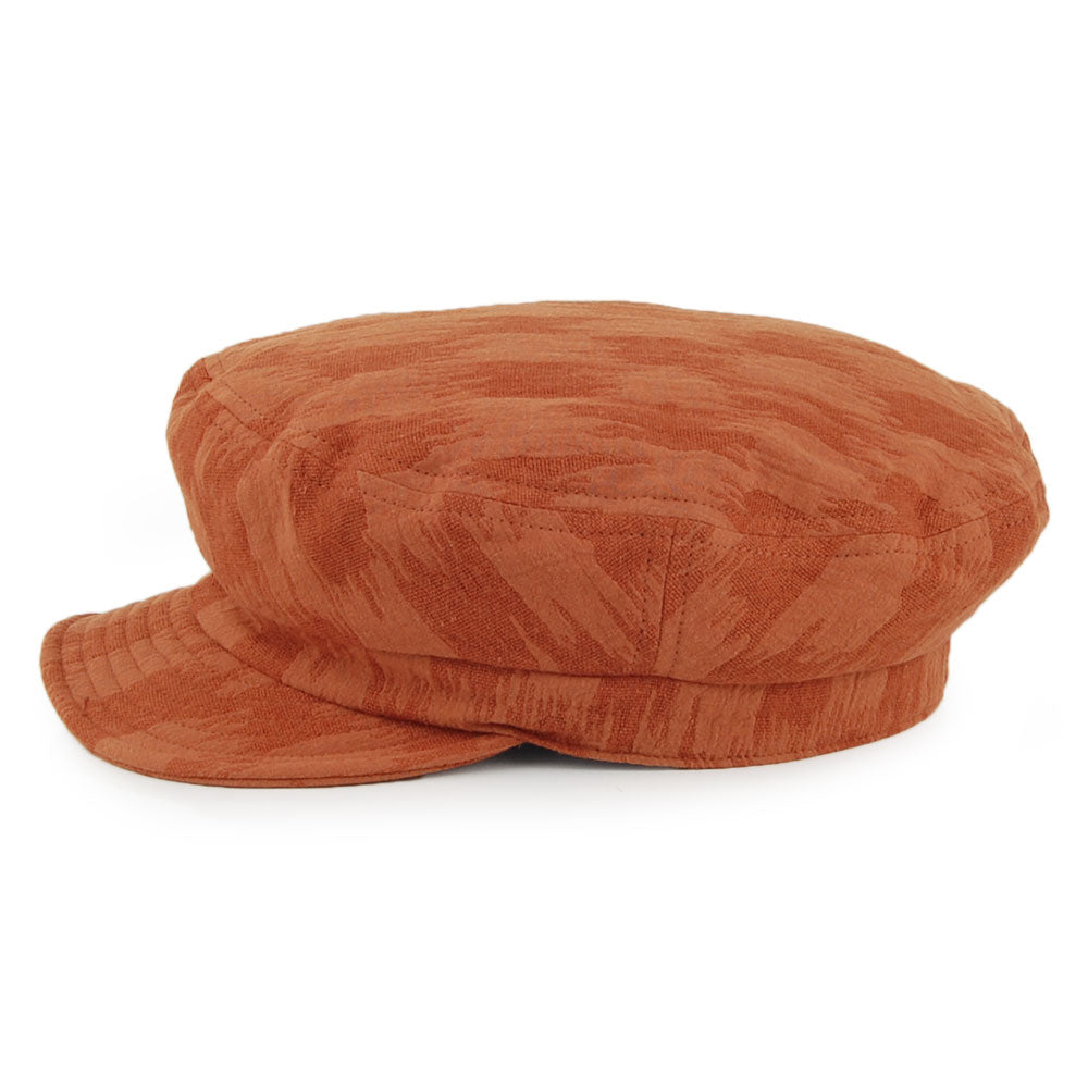 Brixton Hats Unstructured Fiddler Cap - Brown-Tan