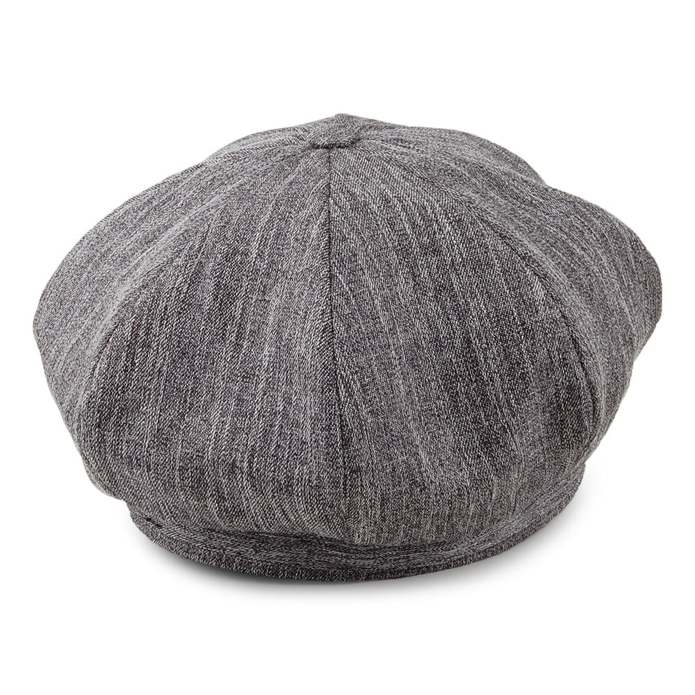 Betmar Hats Jocelyn Baker Boy Cap - Black-White